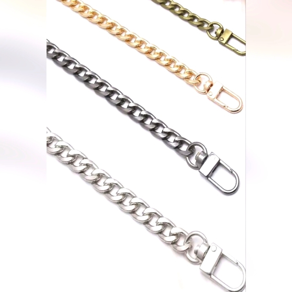 New ⛓️ Iron Flat Metal Purse Chain Shoulder/Crossbody Replacement Straps